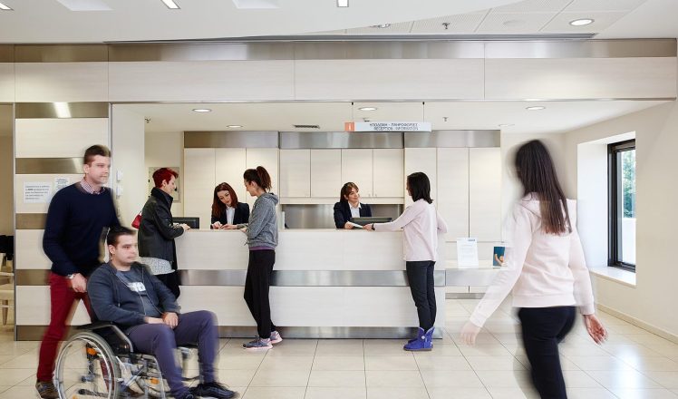 Κέντρο Αποκατάστασης Euromedica Αρωγή Θεσσαλονίκη υποδοχή
